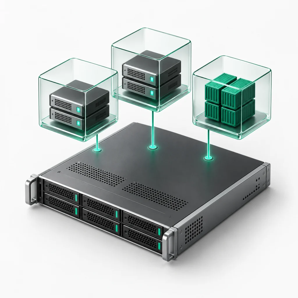 Serverio virtualizacijos ProxMox diegimas